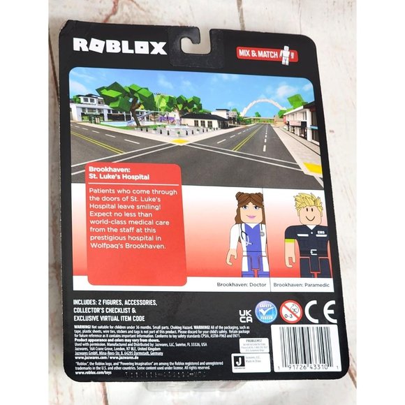 Brookhaven St. Luke's Hospital Roblox Figurines - 6+2 Figures with Checklist - Picture 8 of 13